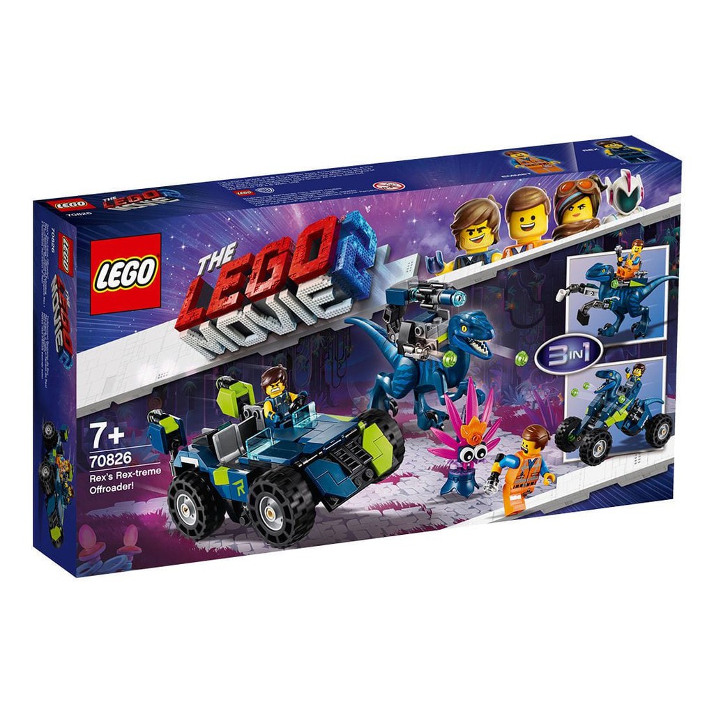 **LEGO** 正版樂高70826 Lego Movie2系列 三合一雷斯越野車 全新未拆 現貨