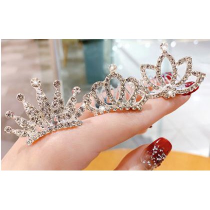 Kanasweet 兒童髮飾小皇冠公主皇冠插梳多款可選 現貨 蝦皮購物