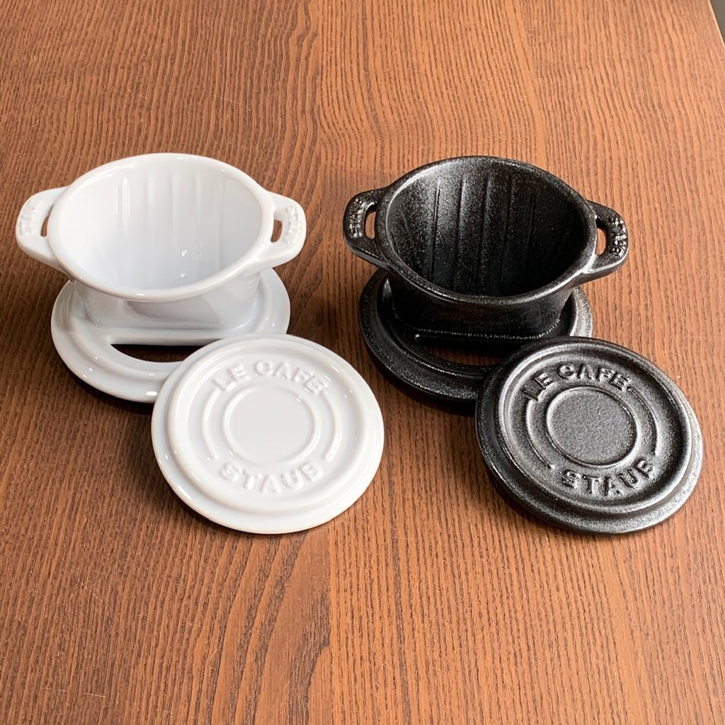 【Staub】手沖咖啡濾杯 - 黑/白 兩色可選（現貨。附電子發票）《家廚小宴》