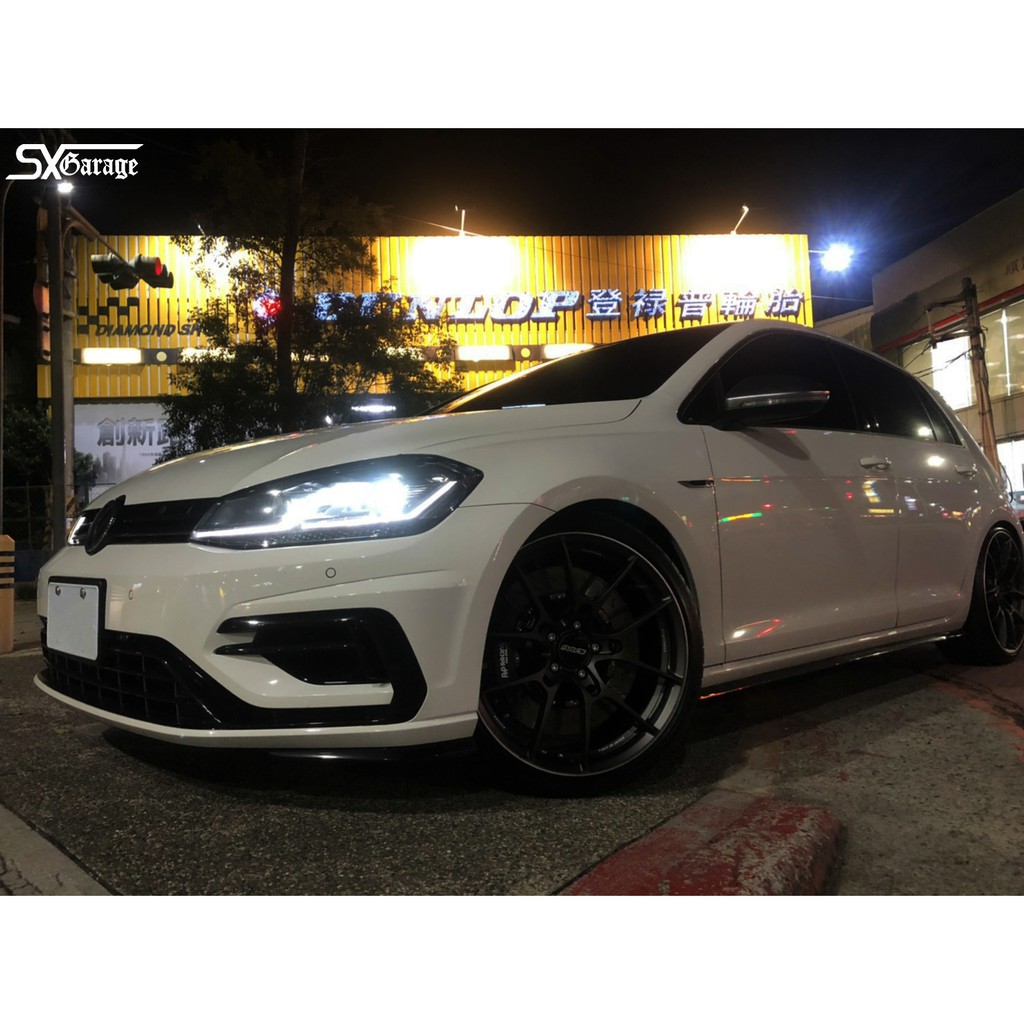 超鑫鋁圈 日本 正 RAYS G025 19吋鍛造鋁圈 5孔114.3 5孔112 鍛造 GOLF R 實裝圖 | 蝦皮購物