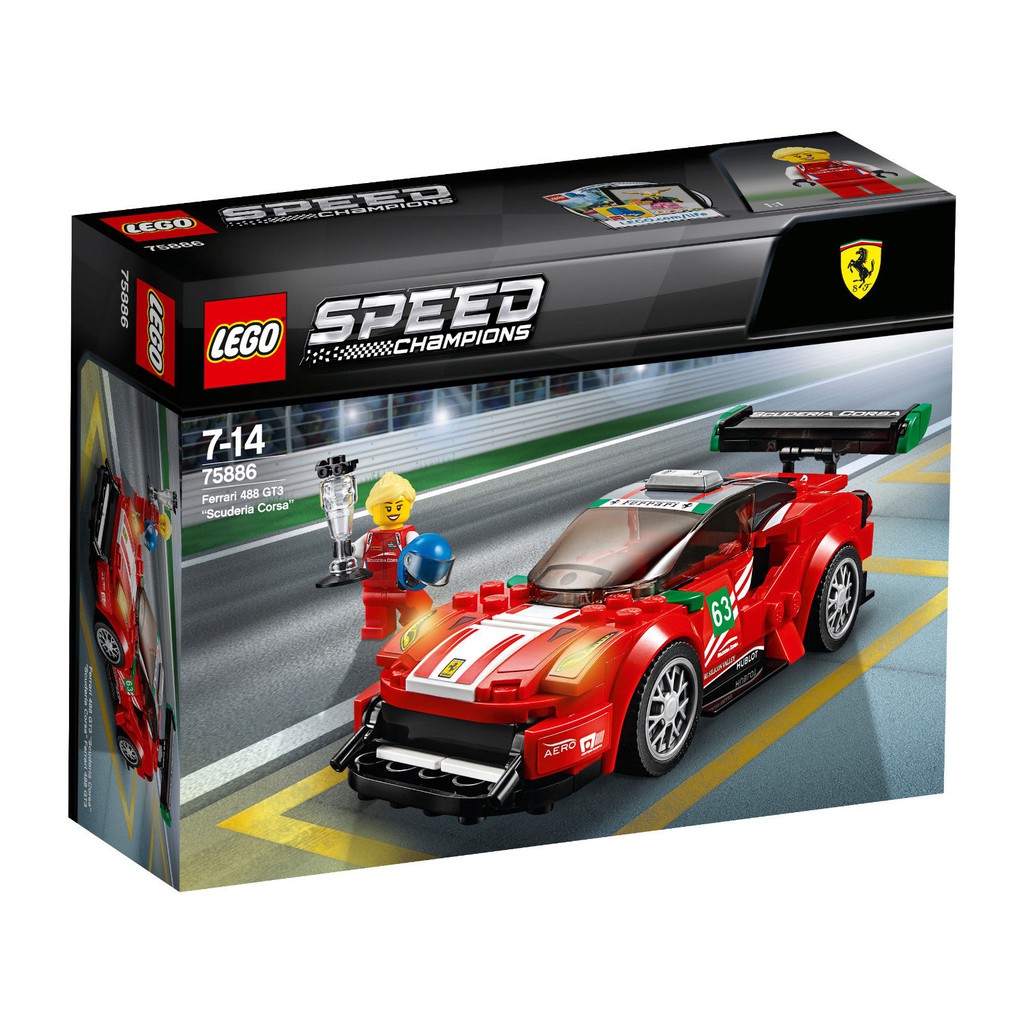 【台中翔智積木】LEGO 樂高 Speed系列 75886 Ferrari 488 GT3 Scuderia Corsa