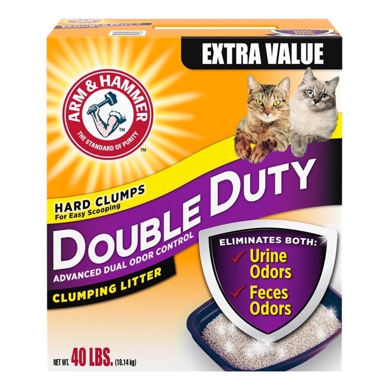 ARM &amp; HAMMER 加強除臭貓砂 18.14公斤 鐵鎚 貓砂 好市多COSTCO熱銷商品 現貨不用等