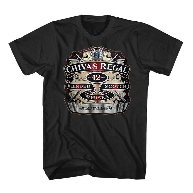 Chivas Regal Scotch 威士忌 T 恤棉生日禮物