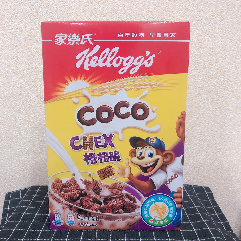 洺禾 附發票 家樂氏格格脆巧克力330g 蝦皮購物