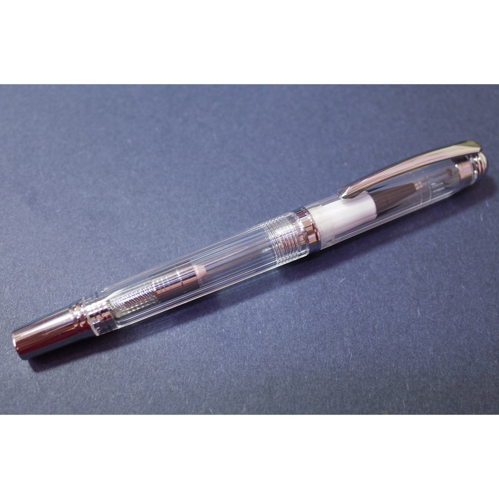 小品雅集 獨家訂製款 透明卡式墨水鋼珠筆 可灌鋼筆墨水 <台北捷運站可面交>