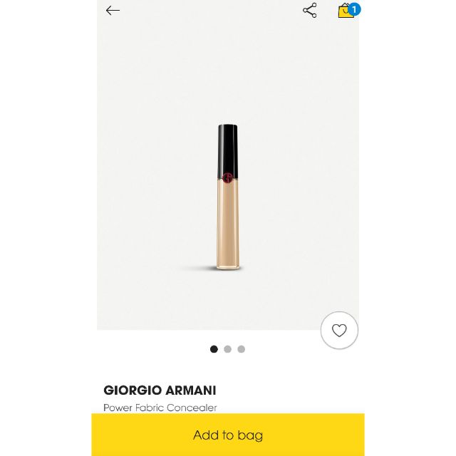 armani concealer power fabric