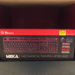 (全新)曜越拓荒者MEKAPro機械式鍵盤 青軸