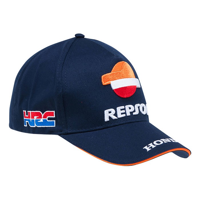 【德國Louis】Honda 帽子 藍色本田HRC高品質刺繡標誌賽事競技風格重機騎士卡車司機帽棒球帽編號50026020