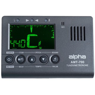 alpha AMT-700 三合一調音節拍器 贈調音夾 (木吉他/電吉他/貝斯/各種樂器皆適用) 公司貨 【宛伶樂器】