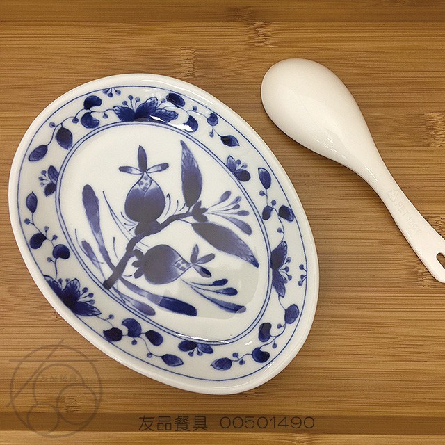 光峰窯 花皿 日本製 氣質食器 白色 藍花6吋長瓜皿 友品餐具 現貨 預購 蝦皮購物