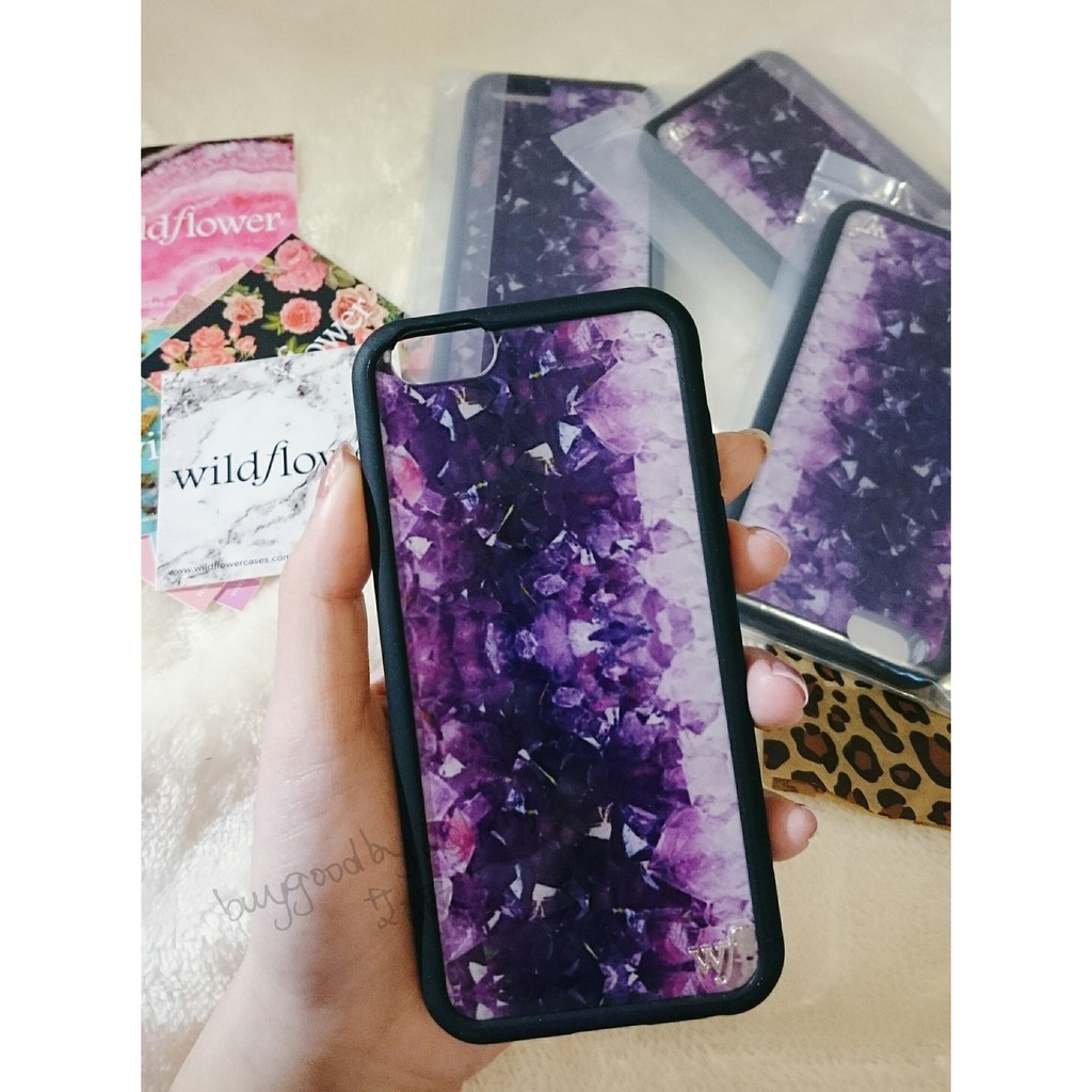 艾獅莉代購 Kelly紫水晶手機殼 Iphone6 6s Wildflower Cases 蝦皮購物