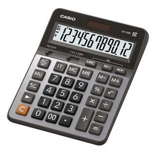 【CASIO】卡西歐 12位數雙電源商用計算機(GX-120B) 臺灣卡西歐保固兩年