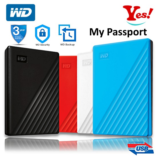 【Yes❗️公司貨】新 WD 威騰 My Passprot 4TB 5TB USB 3.0 2.5吋 行動硬碟 外接硬碟