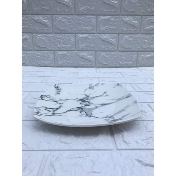 鍋碗瓢盆餐具=大理石紋9.5吋方盤