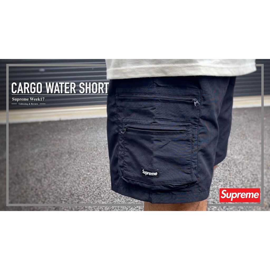 【現貨】Eason日潮代購**SUPREME Cargo Water Short 黑XL