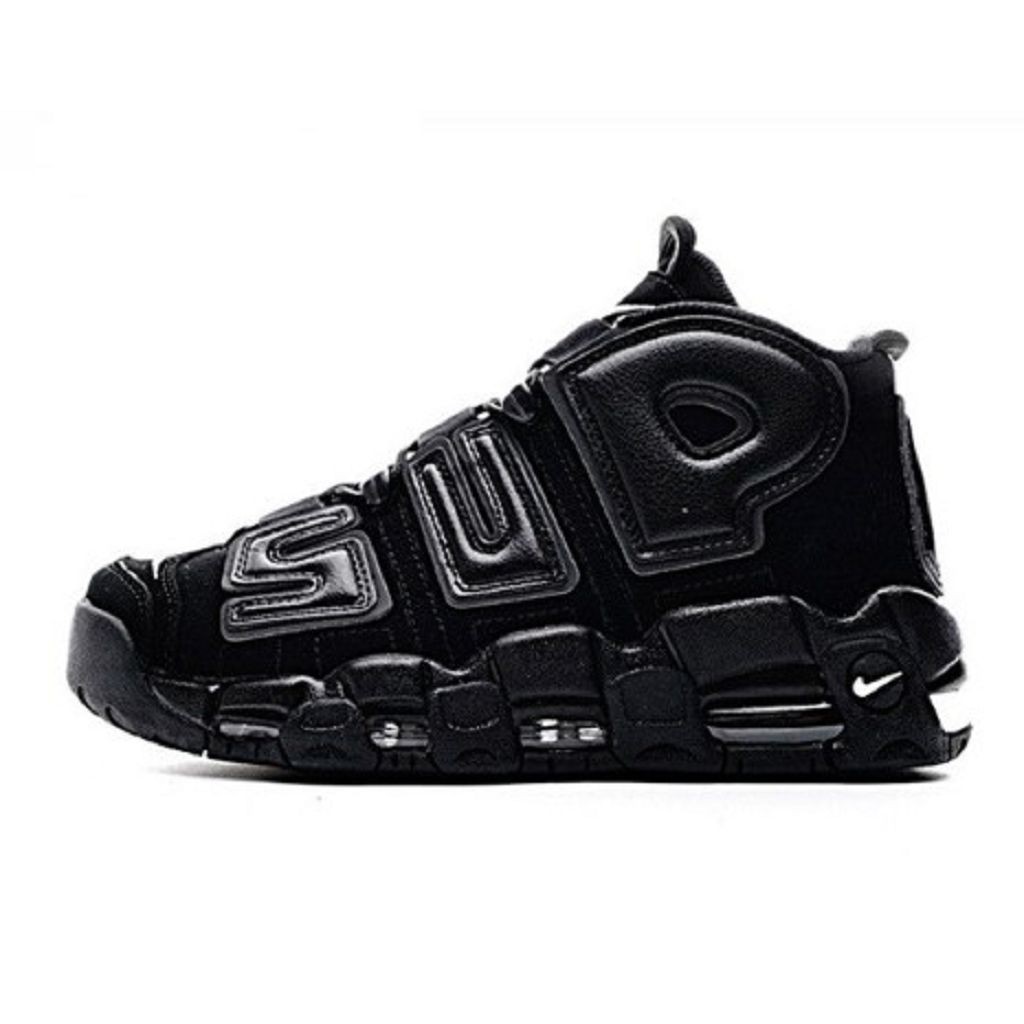 nike air more uptempo supreme black