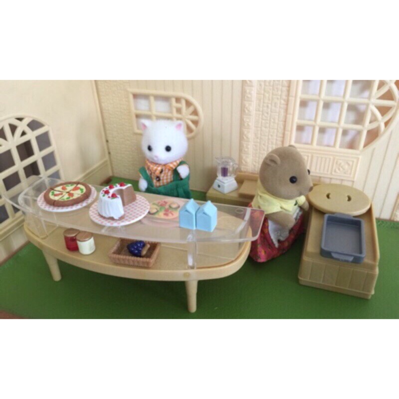 森林家族蛋糕櫃及蛋糕製作台ㄧ組價格🎁手工蛋糕盒*1❤️不含架上物💎請詳讀商品說明