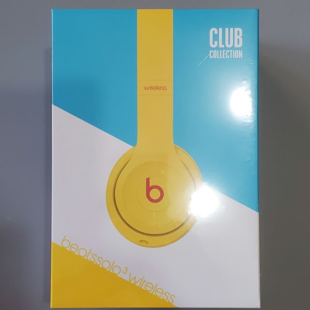 Beats Solo3 Wireless 頭戴式耳機 - Beats Club Collection - 學院黃