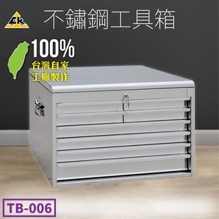 【勁媽媽】不鏽鋼工具箱 TB-006 五金 首推工具車 收納工具車 活動工具車 工廠 工具 廠房 多功能推車 活動抽屜