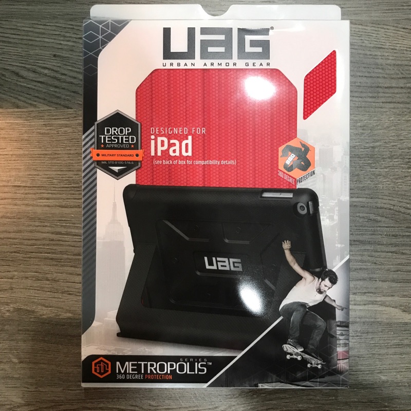 UAG新Ipad保護殼2017新9.7吋款紅色