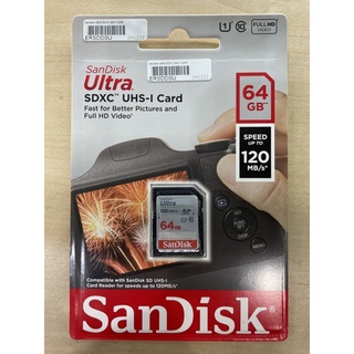SanDisk Ultra SDXC 64G 64GB C10 100MB 記憶卡 群光公司貨