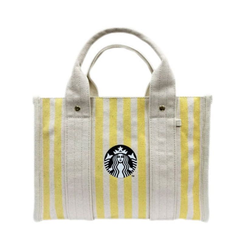 星巴克 條紋女神帆布提袋 Starbucks 2022/1/5上市