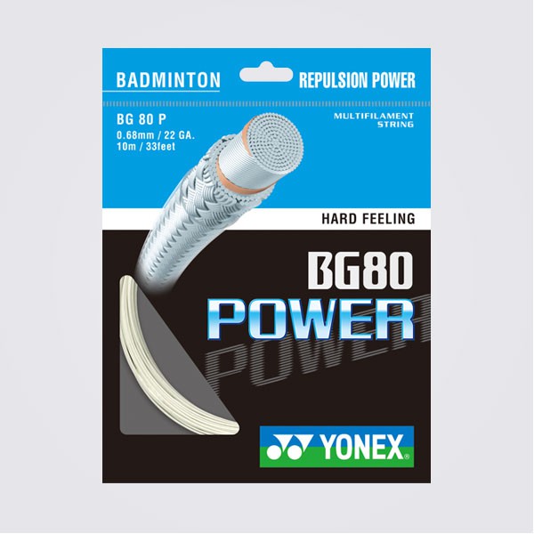 飛躍體育|YONEX BG80 POWER 羽球線 白橘2色