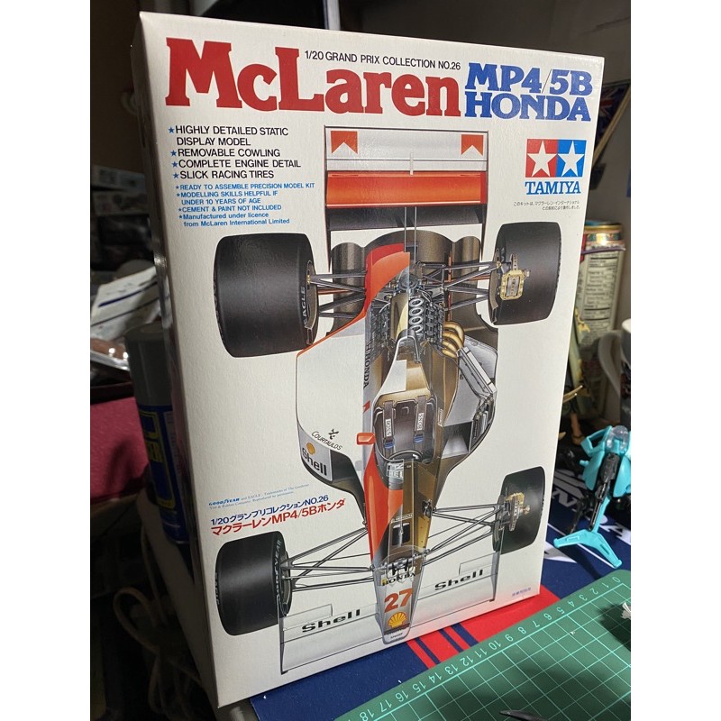 Tamiya 田宮1 Mclaren Mp4 5b Honda 麥拉倫本田f1賽車 蝦皮購物