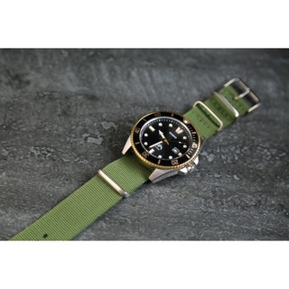軍綠色18mm 20mm 22mm Nylon Watch Strap 尼龍NATO zulu G10四環時尚軍用錶帶