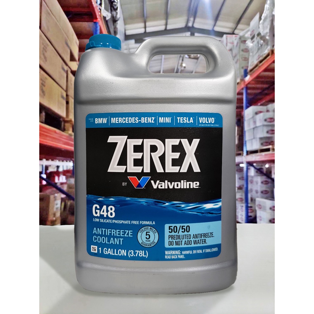 『油工廠』Valvoline ZEREX G48 水箱精 50% 免稀釋  藍綠色 TESLA  特斯拉 G-48 日系