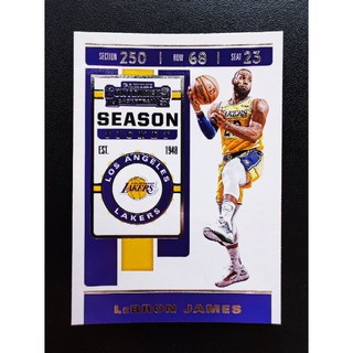 球票卡 2019-20 Contenders LEBRON JAMES Season Ticket #70 Lakers