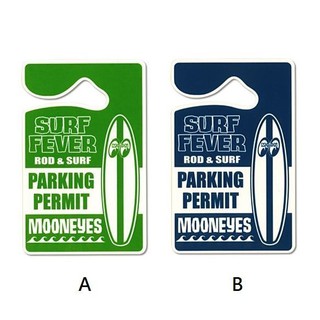 【MOONEYES】MOONEYES SURF FEVER Parking Permit 衝浪圖示吊卡2種款式供你選擇