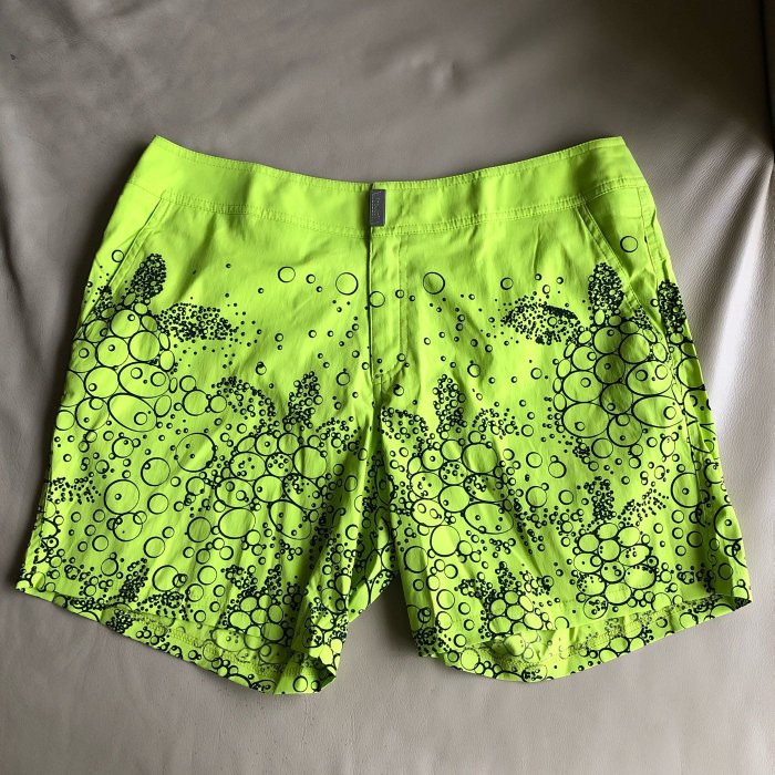 保證全新正品 Vilebrequin 螢光黃色 海灘褲 休閒短褲 size XL