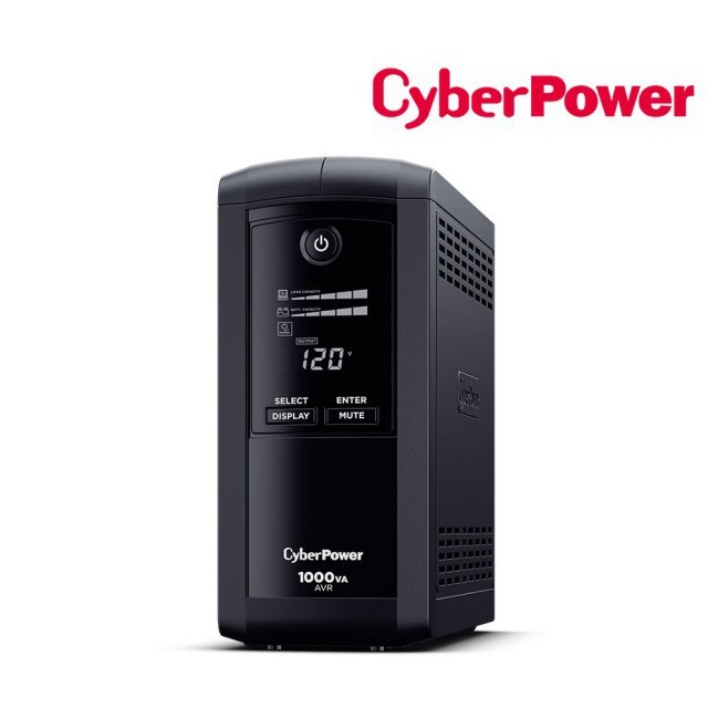 【CyberPower 碩天】 1000VA CP1000AVRLCDa 在線互動式不斷電系統 UPS