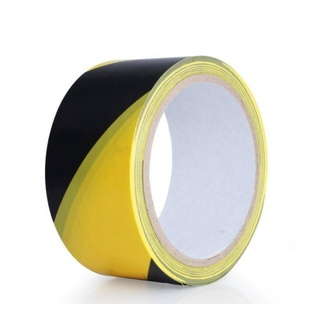 [現貨 含稅] PVC警示膠帶 膠帶 黑黃色膠帶 無塵室貼地標膠帶 48mm*30m 10 斑馬膠帶 無塵室手工具