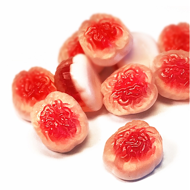 德國baren treff Hirnis 草莓🍓夾心軟糖 500g