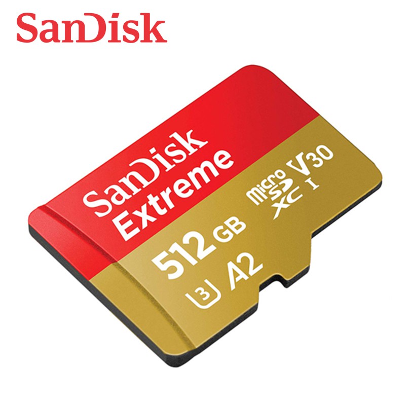 SanDisk Extreme 512G A2 V3 UHS-I U3 microSDXC 記憶卡 Gopro 安卓適用