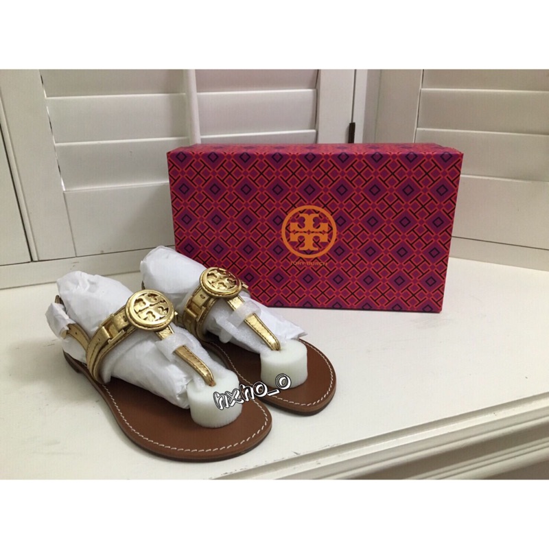 【HxHo_o】Tory Burch 涼鞋 金色 Gold Style No: 90008764 鞋子