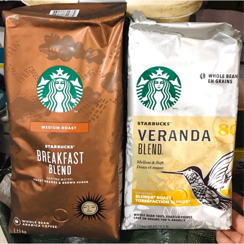 新包裝🔥效期最新 星巴克咖啡豆 早餐綜合/黃金烘焙綜合/派克市場 1.13公斤/包
