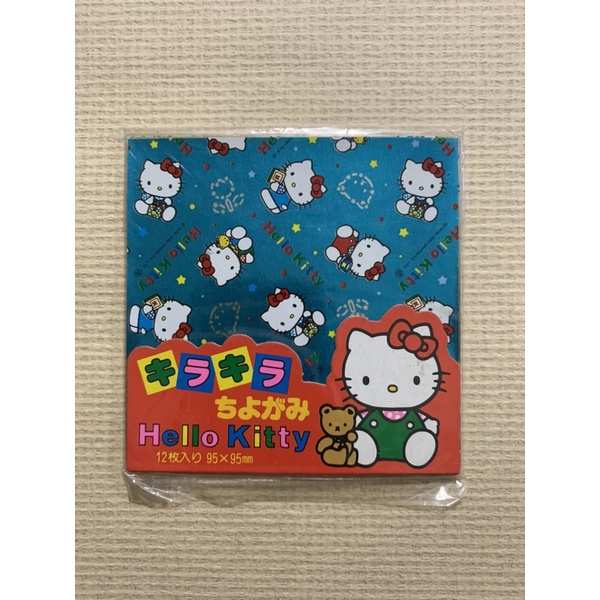 日本 三麗鷗 sanrio kitty 雙子星 早期 色紙/折紙/剪紙/兒童/手工 (絕版)