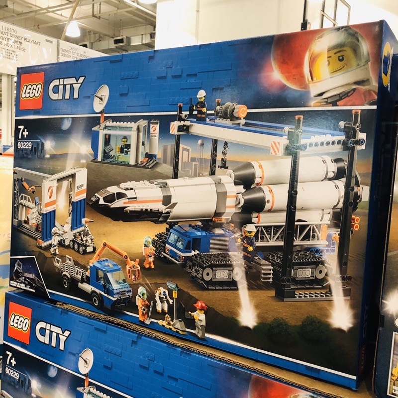 lego 60229 city rocket assembly & transport