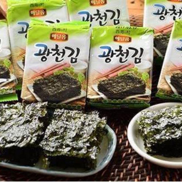 韓國西海村廣川鹽付海苔 蝦皮購物