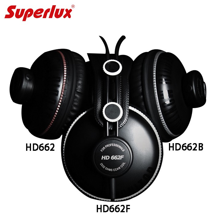舒伯樂 Superlux HD662 HD662F HD662B , 封閉全罩式耳機,原廠公司貨附保卡保固1年