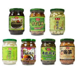 【蝦皮直營特選】龍宏 醬菜系列-剝皮辣椒/韓式泡菜/黃金菜脯/糖醋蒜/梅汁脆瓜/糖醋良京/香脆酸菜 醃菜 配菜