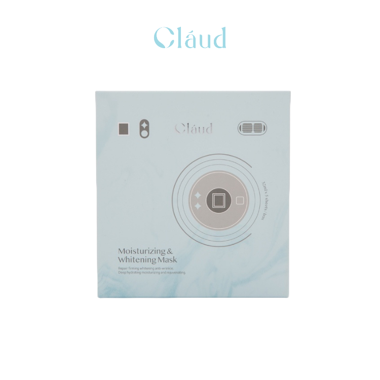 【CLAUD 可洛迪】保濕煥白 雲朵美肌面膜 -5片 / 盒｜品牌旗艦｜