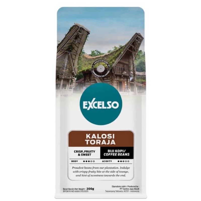 現貨～ EXCELSO卡洛西托拉加咖啡豆Kalosi Toraja 200g (➕關注可折5元)