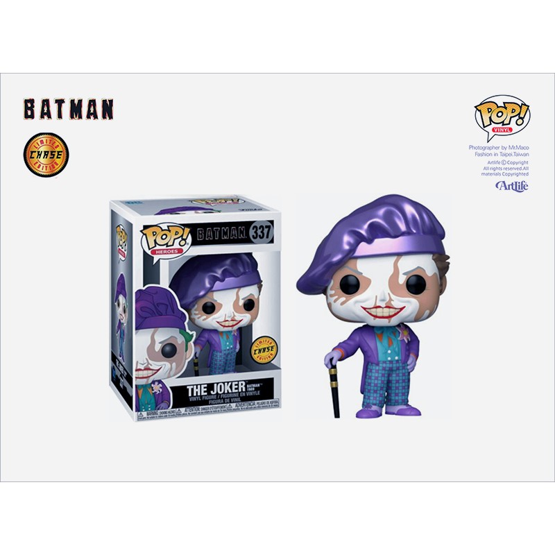 Artlife ㊁ FUNKO POP DC Batman 1989 JOKER 致命玩笑 小丑 CHASE 限定版