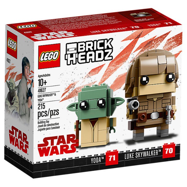 【ToyDreams】LEGO樂高 BRICKHEADS 星戰 41627 Luke Skywalker vs Yoda