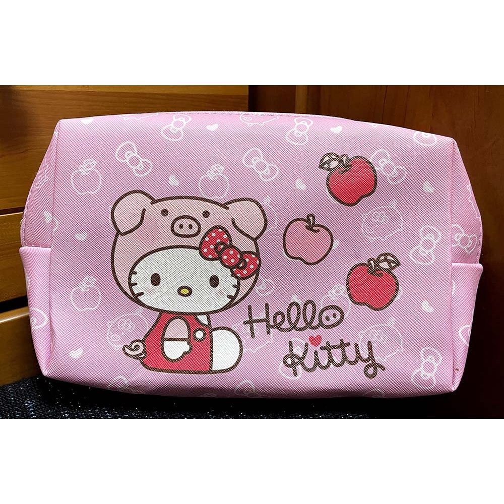 全新 7-11 豬年Hello Kitty 化妝包 粉紅款