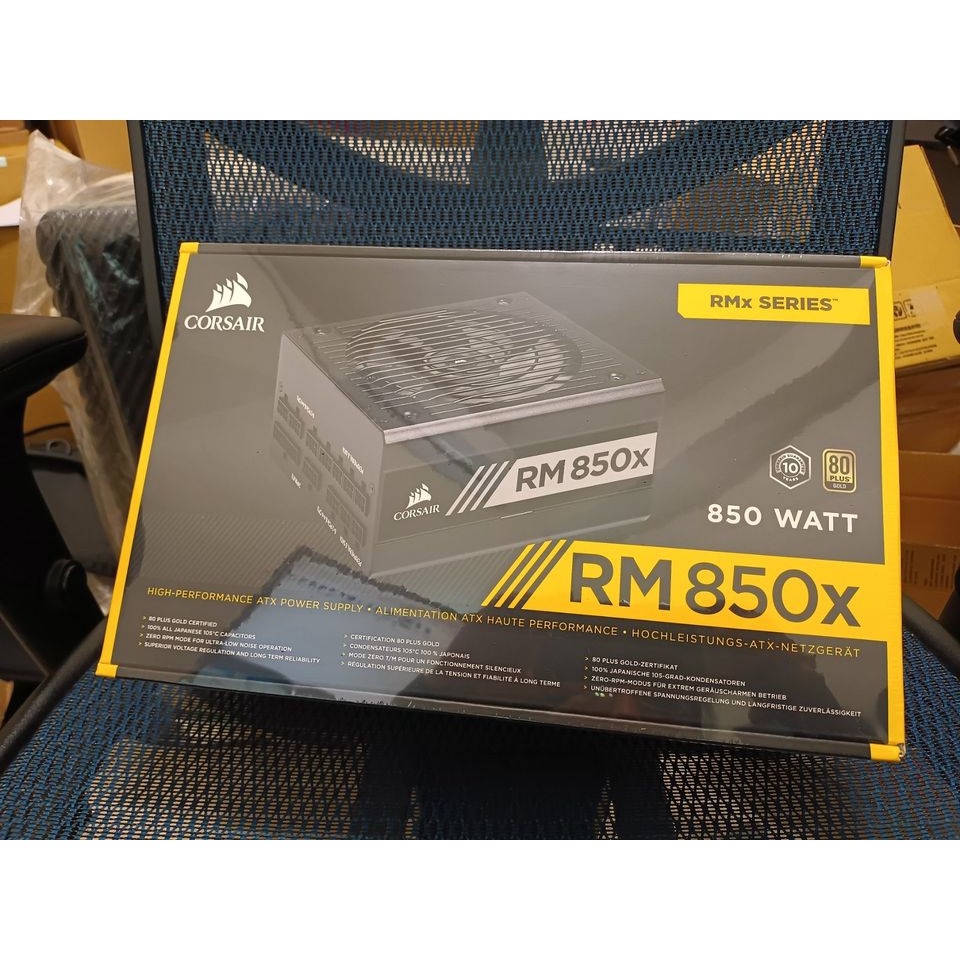 全新未拆 海盜船 CORSAIR RM850X 金牌 保固10年